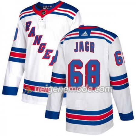 Dame Eishockey New York Rangers Trikot Jaromir Jagr 68 Adidas 2017-2018 Weiß Authentic